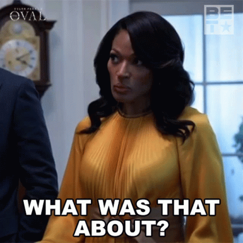 What Was That About Victoria Franklin GIF - What Was That About Victoria Franklin The Oval GIFs