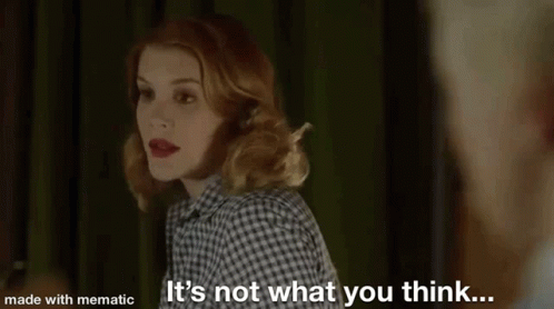 Not What You Think Patsy Mount GIF - Not What You Think You Think Patsy Mount GIFs