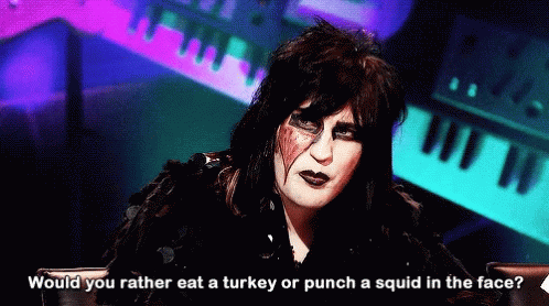 Noel Fielding Squid GIF - Noel Fielding Squid Eat A Turkey GIFs