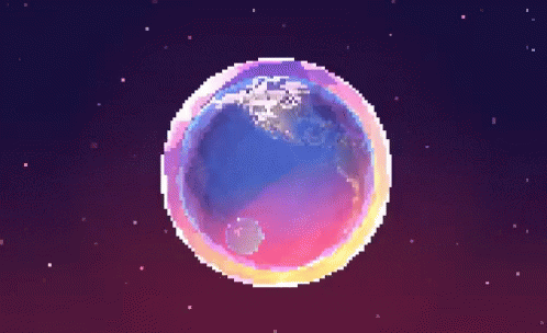 Orbit Pixel Art GIF - Orbit Pixel Art Planet GIFs