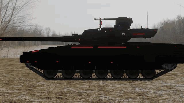 T14 Tank GIF - T14 Tank 3d Model GIFs