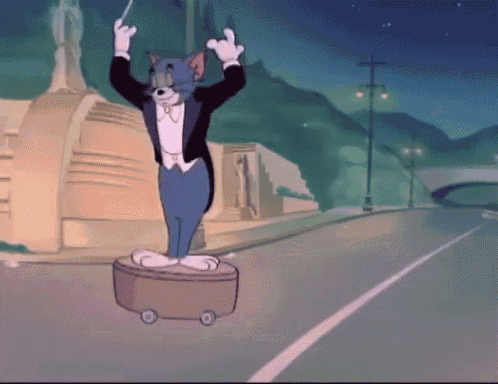 Tom And Jerry Crushed GIF