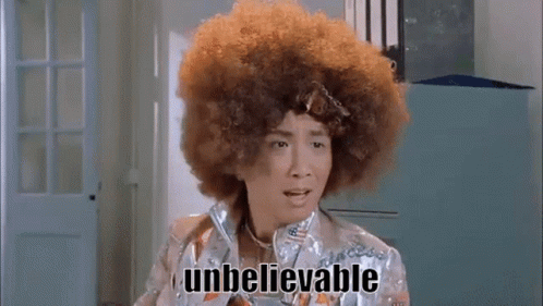Unbelievable Afro Hair GIF - Unbelievable Afro Hair Ronald Cheng GIFs