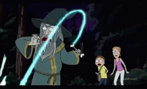 Wizard Whipped GIF - Wizard Whipped Rick And Morty GIFs