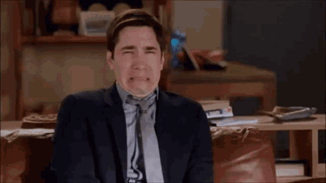 New Girl Crying GIF - New Girl Crying Paul Genzlinger GIFs