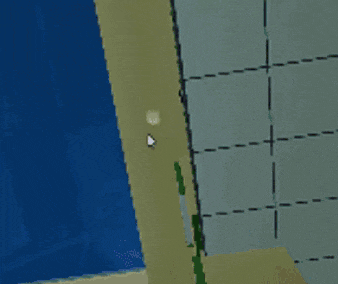 a screenshot of a video game shows a person in a blue shirt and a black bag