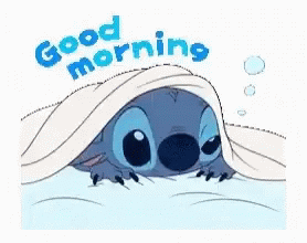 Good Morning Stitch GIF - Good Morning Stitch Just Woke Up GIFs