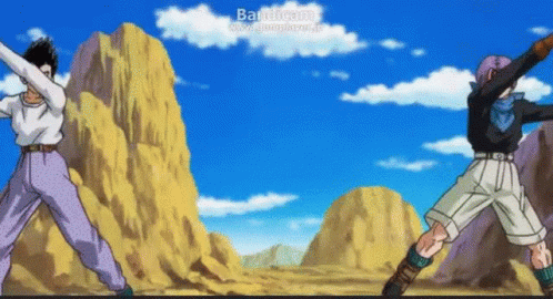 One Of The Fusions In Dbz Gotenks GIF
