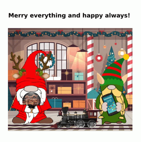 Animated Santa Claus Elves GIF - Animated Santa Claus Elves Animated Memes GIFs