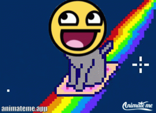 Nyan Cat Nyan GIF - Nyan Cat Nyan Rainbow GIFs