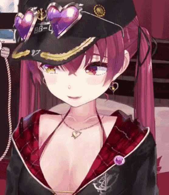 a girl wearing a hat with the letters bb-l on it