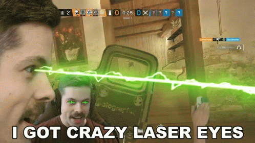 I Got Crazy Laser Eyes Nick Zetta GIF - I Got Crazy Laser Eyes Nick Zetta Basically Homeless GIFs