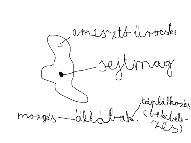 a black and white drawing of a ghost with the word segtmag written on it