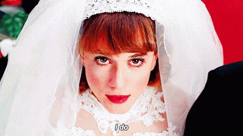 When Ur Crush Asks If You Have An Extra Pencil GIF - I Do Bride Crush GIFs
