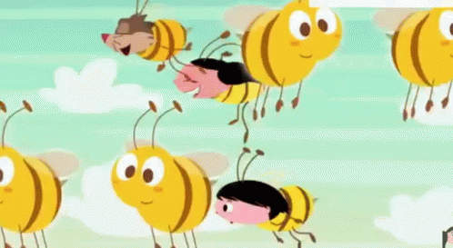 Bee Fly GIF - Bee Fly Excited GIFs