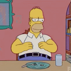Me After Every Meal GIF - Fat Food Belly Homer GIFs