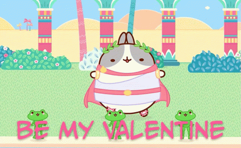 Be My Valentine Molang GIF - Be My Valentine Molang Be Mine GIFs
