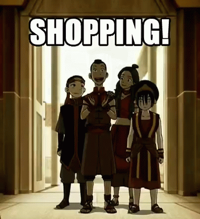 Shopping Excited GIF - Shopping Excited Sokka GIFs
