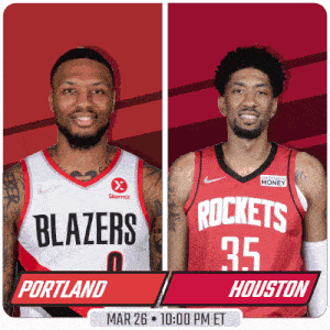 Portland Trail Blazers Vs. Houston Rockets Pre Game GIF - Nba Basketball Nba 2021 GIFs