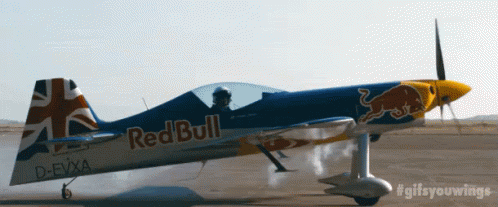 Takeoff GIF - Redbull Plane Take Off GIFs