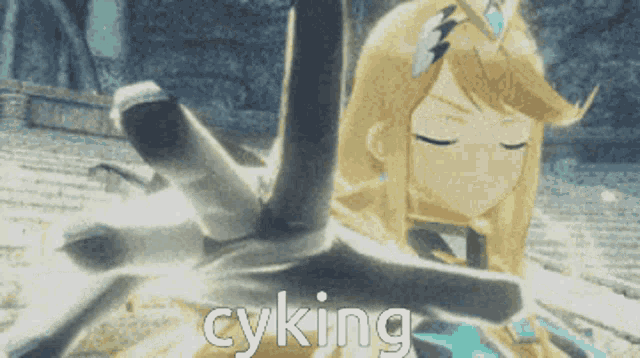 Mythra Cyking GIF - Mythra Cyking Xenoblade GIFs
