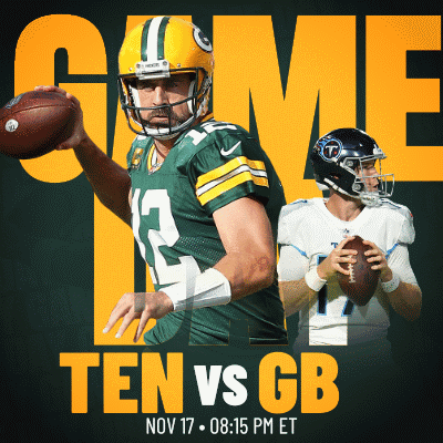 Green Bay Packers Vs. Tennessee Titans Pre Game GIF - Nfl National Football League Football League GIFs