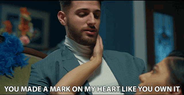 You Made A Mark On My Heart Like You Own It Christian Paul GIF - You Made A Mark On My Heart Like You Own It Christian Paul Chapter GIFs