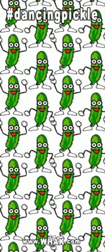 Dancing Pickles National Pickle Day GIF - Dancing Pickles National Pickle Day Happy GIFs