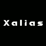 a black background with the word kalias written in blue