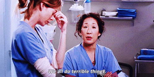 Greys Anatomy Cristina Yang GIF - Greys Anatomy Cristina Yang We All Do Terrible Things GIFs