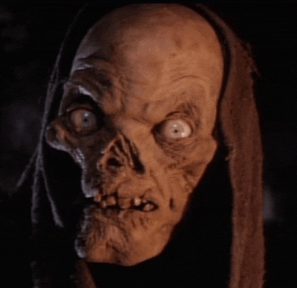 a close up of a skeleton 's face with a hood on