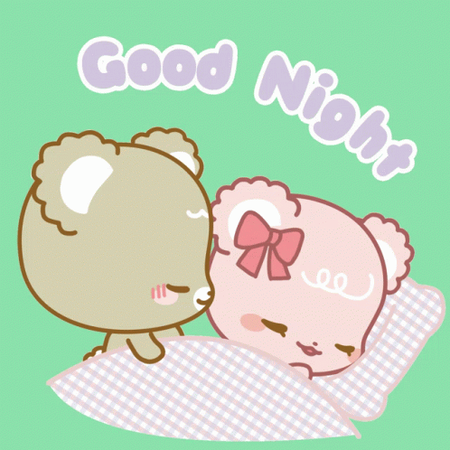 おやすみ ベッド GIF - おやすみ ベッド キス GIFs