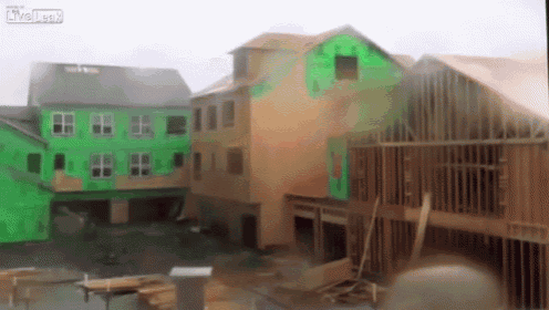 House Of Card GIF - Demolition House Destroy GIFs