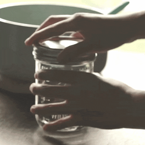 Opening The Jar Two Plaid Aprons GIF - Opening The Jar Two Plaid Aprons Removing The Lid GIFs