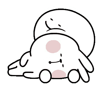 a couple of cartoon characters are laying on top of each other .