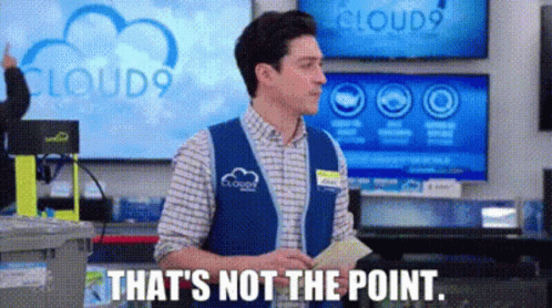 Superstore Jonah Simms GIF - Superstore Jonah Simms Thats Not The Point GIFs