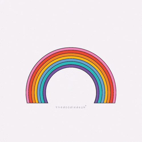 Rainbow Changing Colors GIF - Rainbow Changing Colors Alternating Colors GIFs