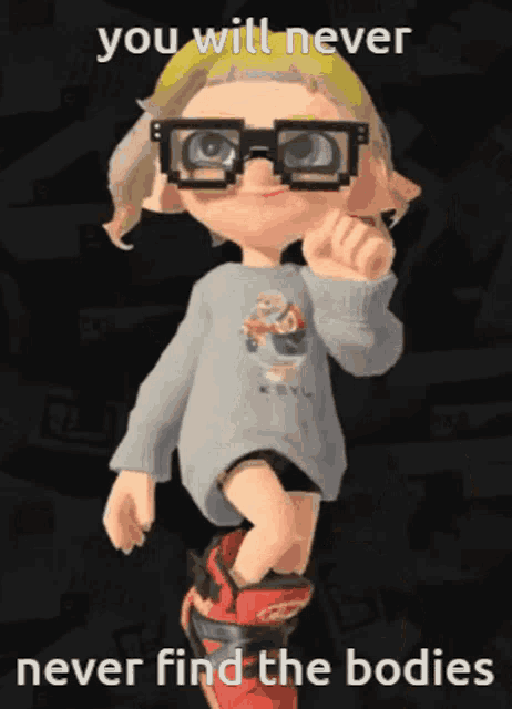 Splatoon Splatoon3 GIF - Splatoon Splatoon3 You Will Never Find The Bodies GIFs