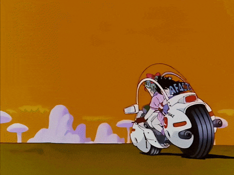 a cartoon character is riding a motorcycle with a license plate that says " af400 " on it