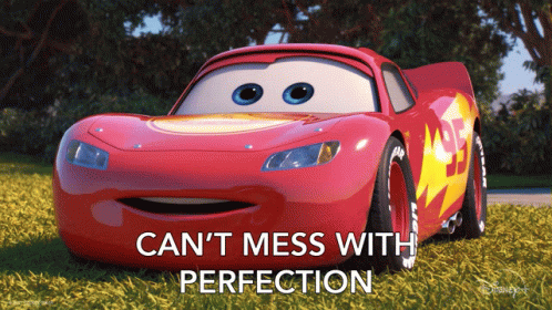 Cant Mess With Perfection Lightning Mcqueen GIF - Cant Mess With Perfection Lightning Mcqueen Cars On The Road GIFs