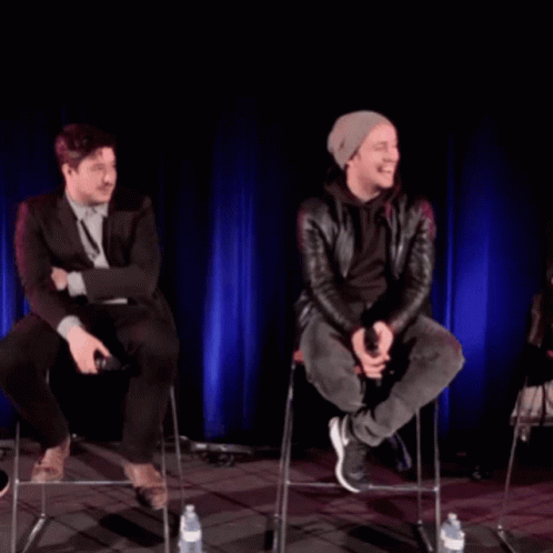 Marcus Mumford And Sons GIF - Marcus Mumford And Sons Proud Of His Joke GIFs