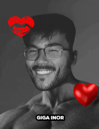 a man with glasses and the name giga inor
