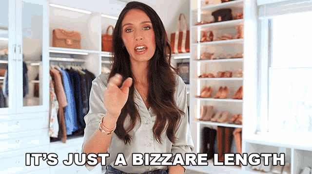 Its Just A Bizzare Length Shea Whitney GIF - Its Just A Bizzare Length Shea Whitney Not Your Average Length GIFs