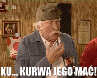 a man with a hat on says ku kurwa jego mag