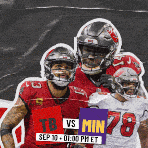 a poster for a football game between the buccaneers and the miami dolphins