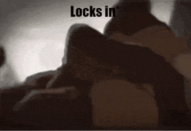 a close up of a person 's hand with the caption locks in *