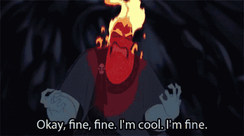 a cartoon character says okay , fine , fine , i 'm cool , i 'm fine