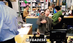 Dwight Megadesk GIF - Dwight Megadesk The Office GIFs