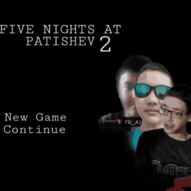 a poster for five nights at patishov 2