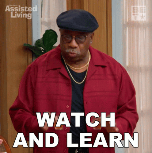 Watch And Learn Vinny GIF - Watch And Learn Vinny Assisted Living GIFs
